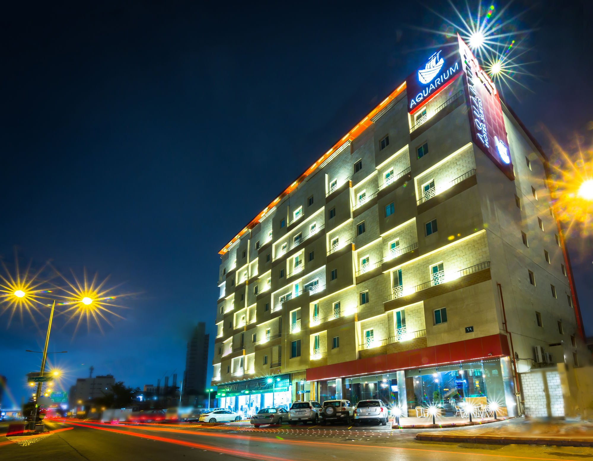 Aquarium Hotel Riaad Buitenkant foto