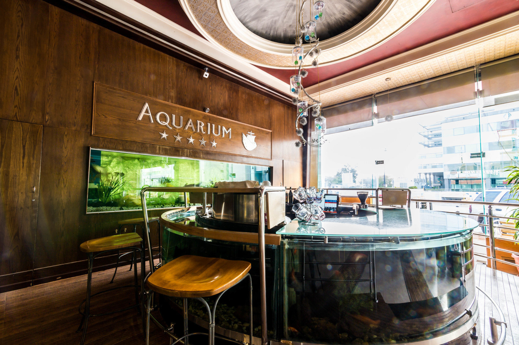 Aquarium Hotel Riaad Buitenkant foto